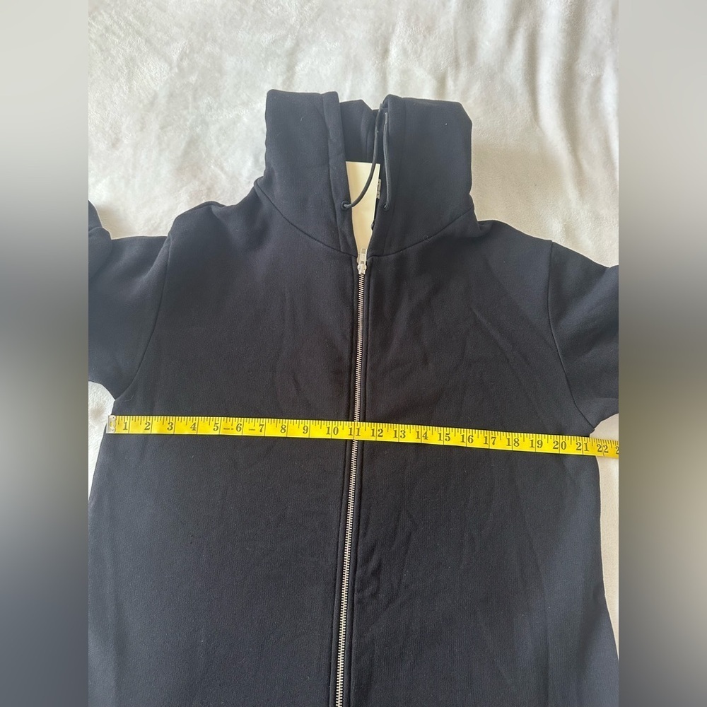 Être Cécile Cubs Longline Black Hoodie Size Small - Picture 4 of 10